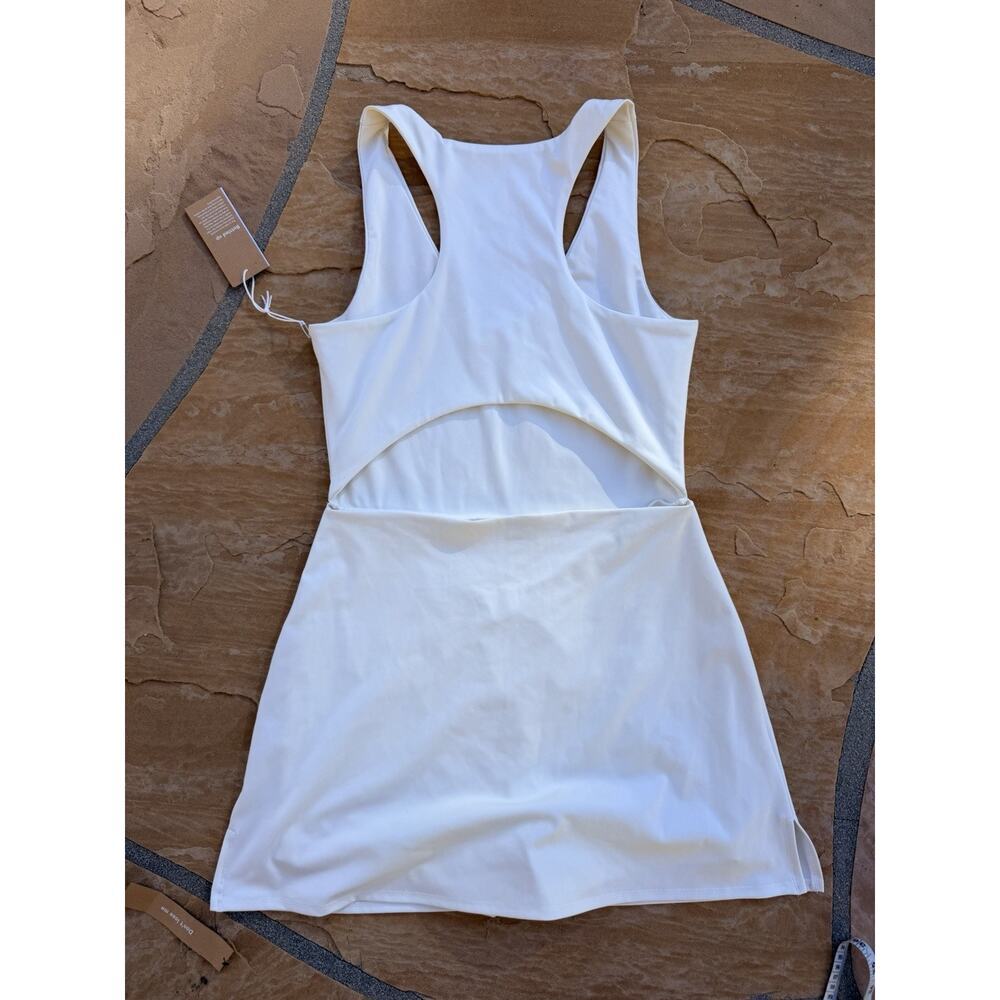 Reformation White Racerback Midi Dress - Picture 2 of 3